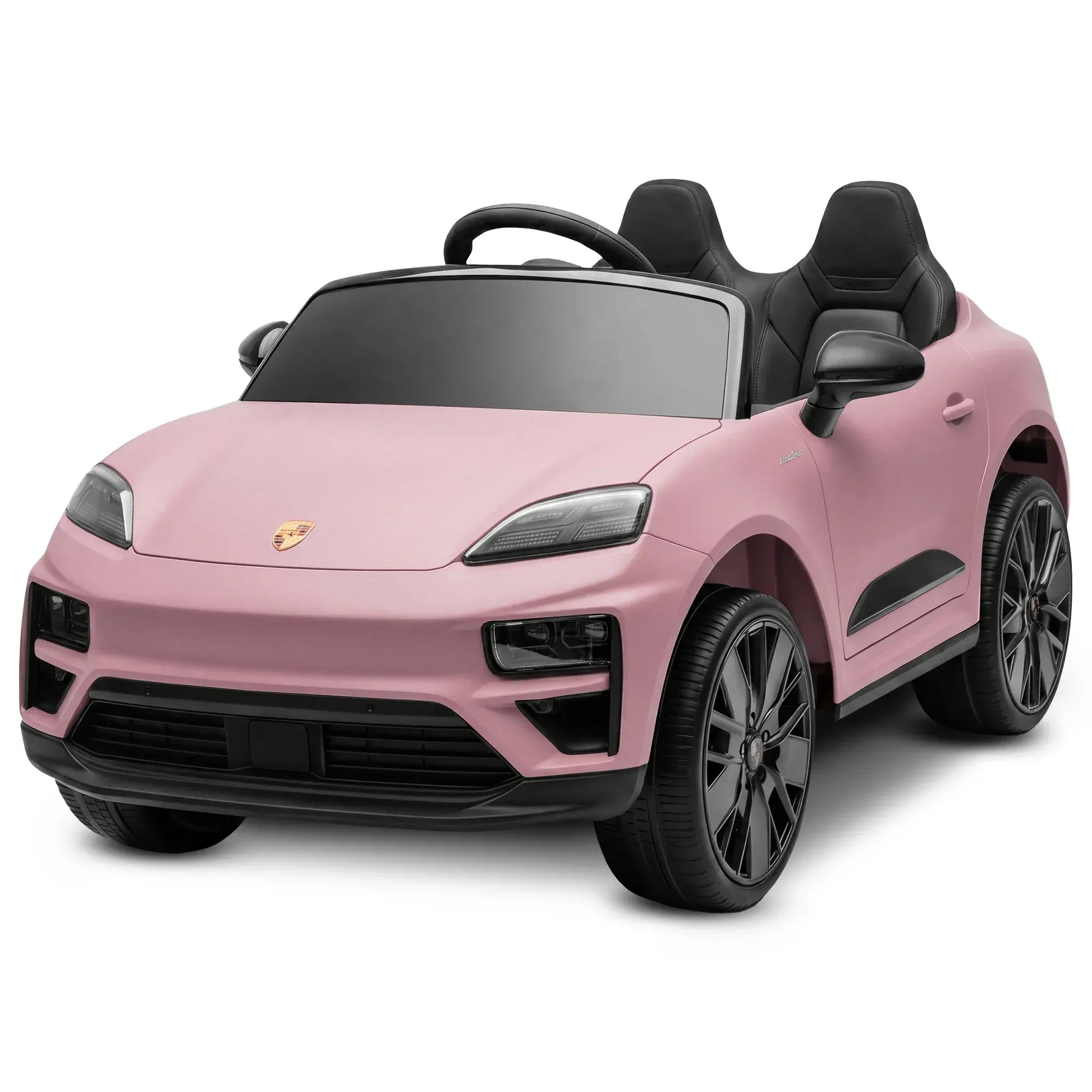 Kahuna Pink Porsche Macan Turbo EV Kids Ride On Car 12V Electric Car