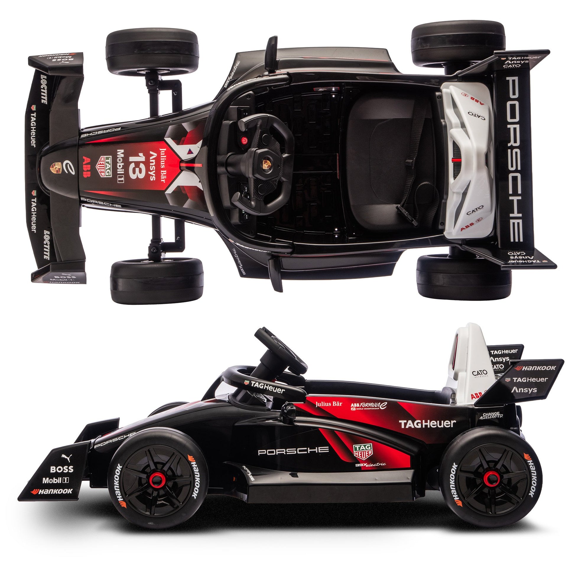 Kahuna Porsche Formula E Kids Electric Ride-on Car With Remote Control - Image 4