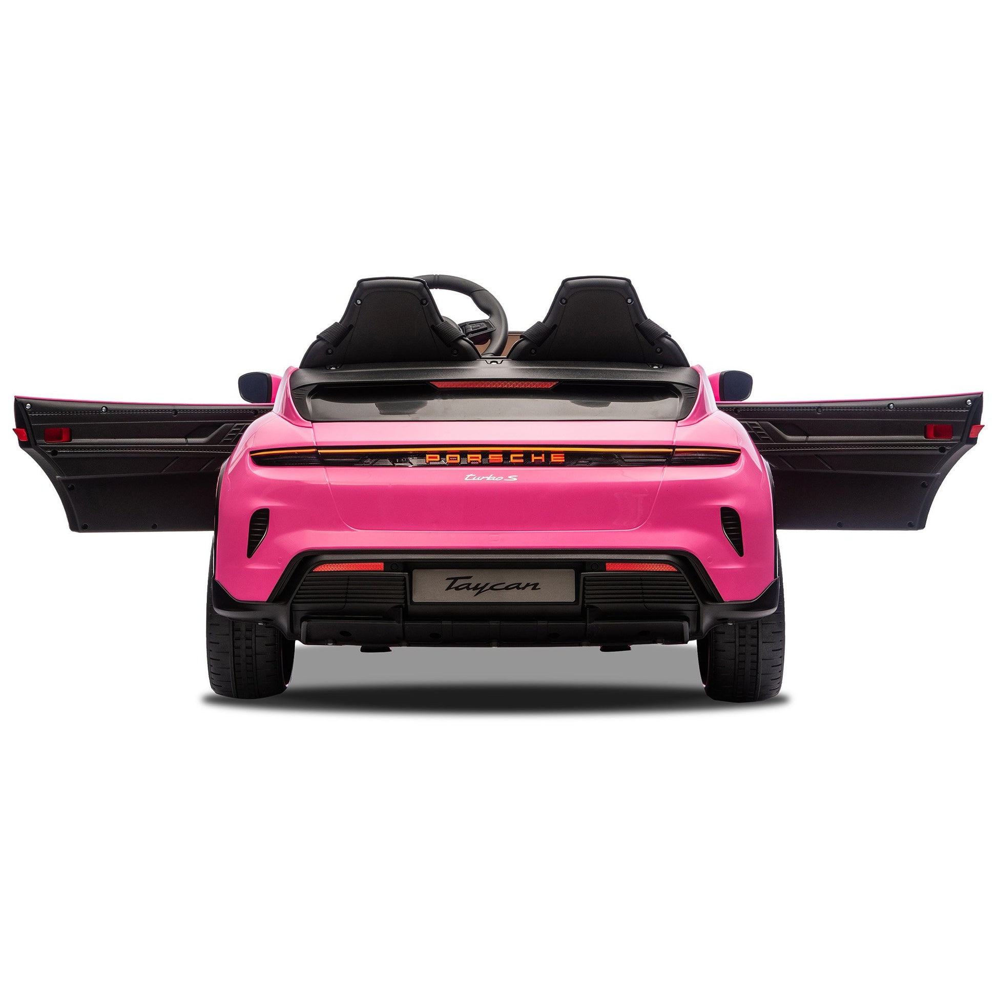 Kahuna Porsche Taycan Turbo S Kids Electric Ride On Car w/Remote Control 90W Four Wheel Suspension 2 Seater w/Seat Belt - Image 3