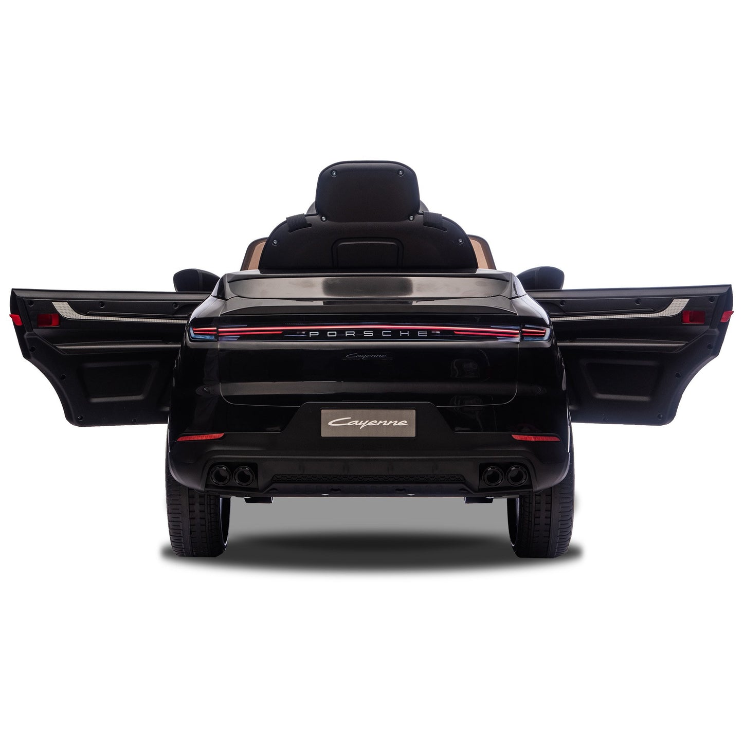 Kahuna Porsche Cayenne E Hybrid Coupe Licensed Kids Electric Ride On Car w/Remote Control 50W Dual Motors Speed Settings - Image 3