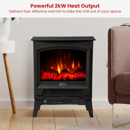 Dimplex 2kW Casper Optiflame Portable Electric Stove - Image 7