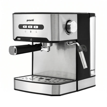 Pronti 1.6L Automatic Coffee Espresso Machine with Steam Frother