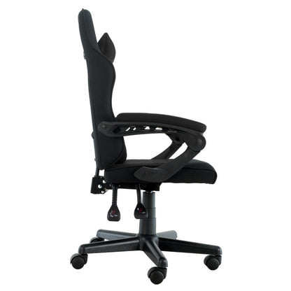 Sarantino Antre Kids Study Gaming Chair Black Adjustable Computer Desk Seat Racing Inspired-look With Adjustable Height, Ergonomic Back Support, Padded Armrests - Image 5