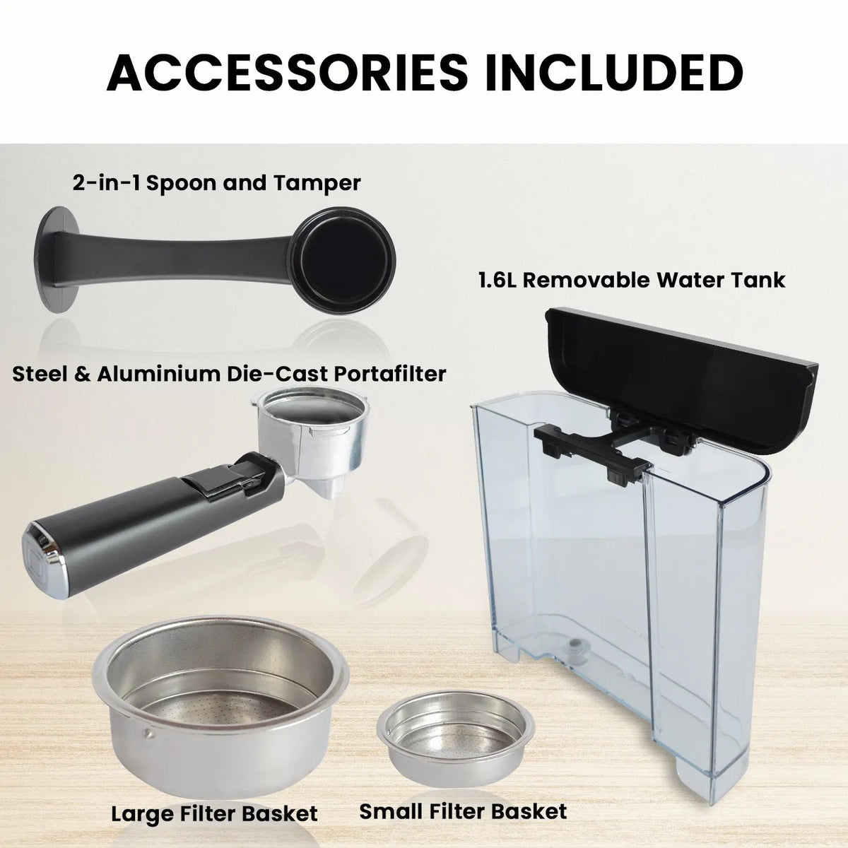 Pronti Toaster, Kettle & Coffee Machine Breakfast Set - White - Image 7