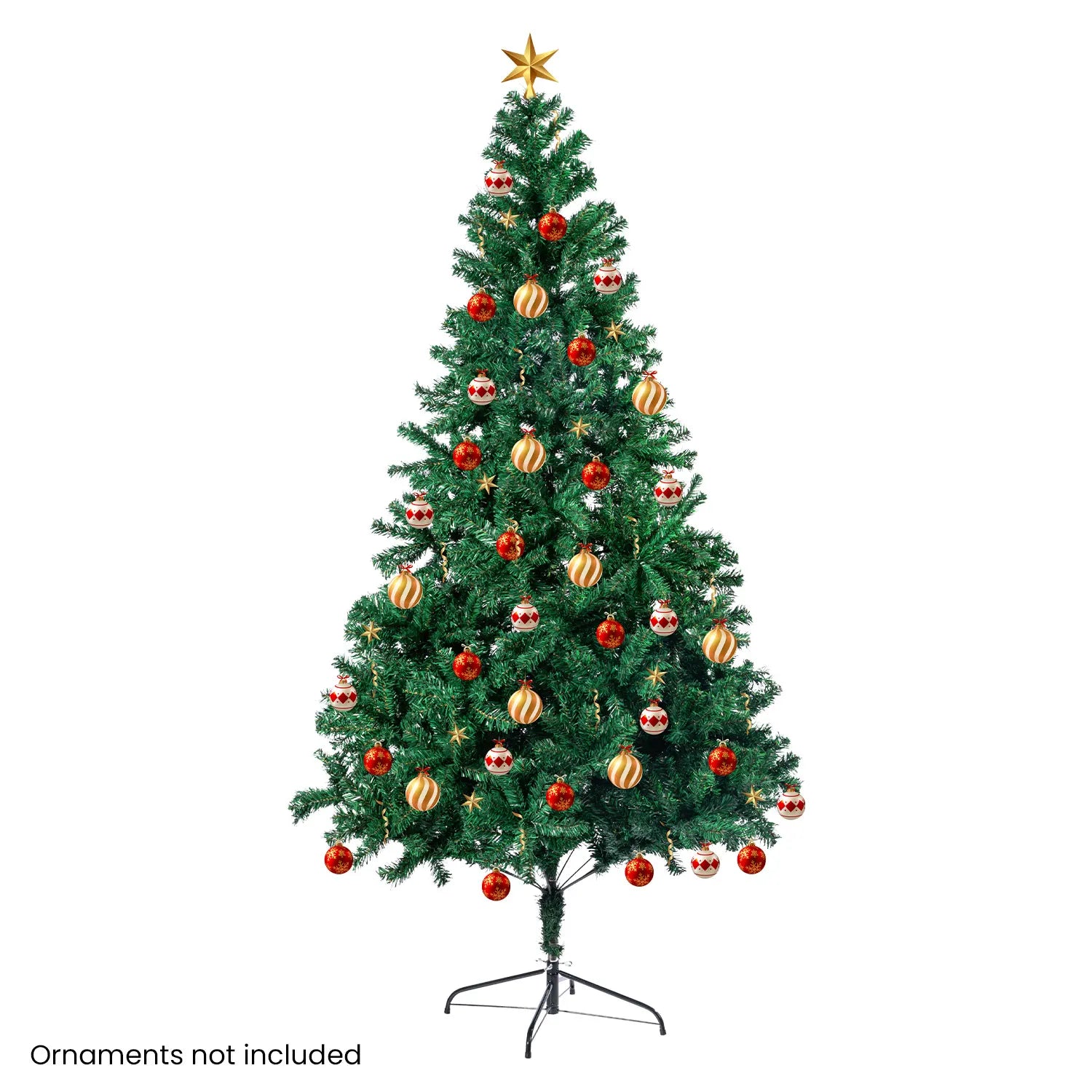 Christabelle Christmas Tree Decor 1.2m Xmas Decorations - 300 Tips Green - Image 2