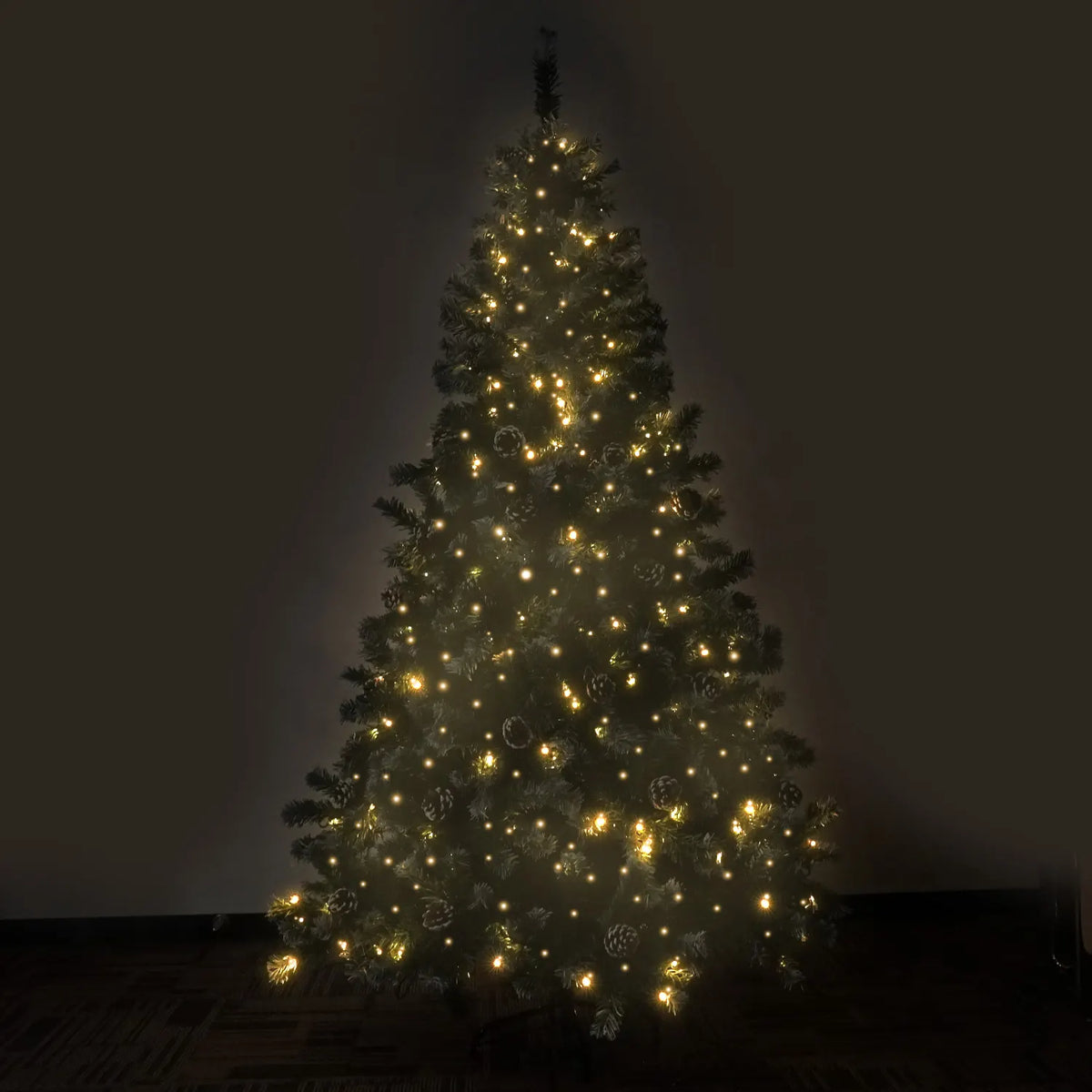Christabelle 1.8m Pre Lit LED Christmas Tree Decor with Pine Cones Xmas Decorations - Image 3