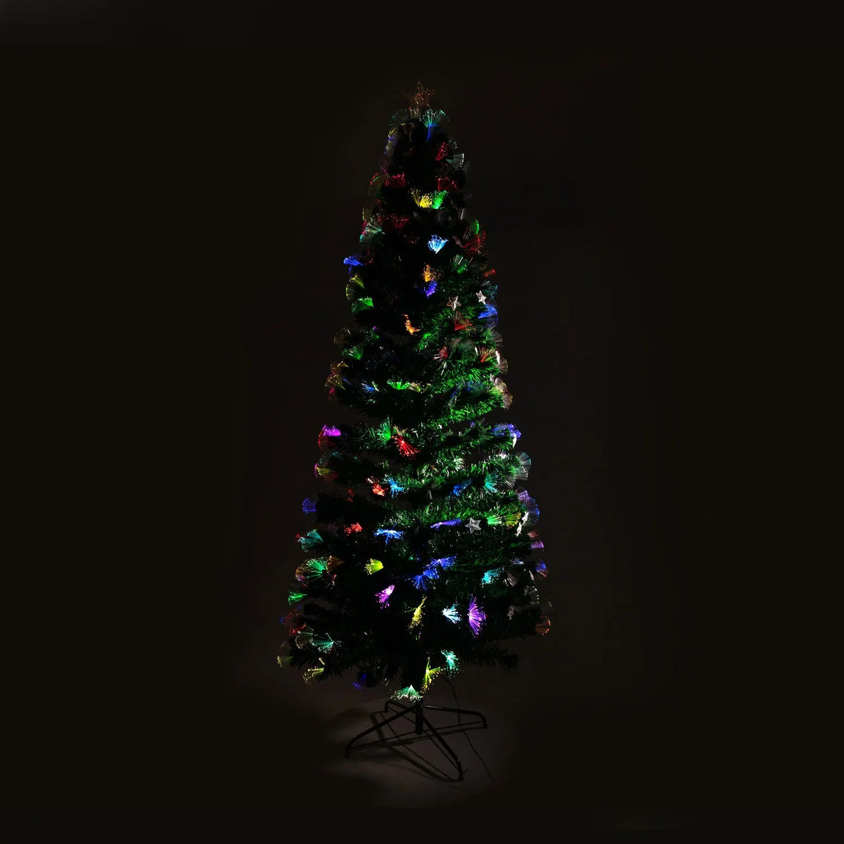 Christabelle 2.4m Enchanted Pre Lit Fibre Optic Christmas Tree Stars Xmas Decor - Image 3