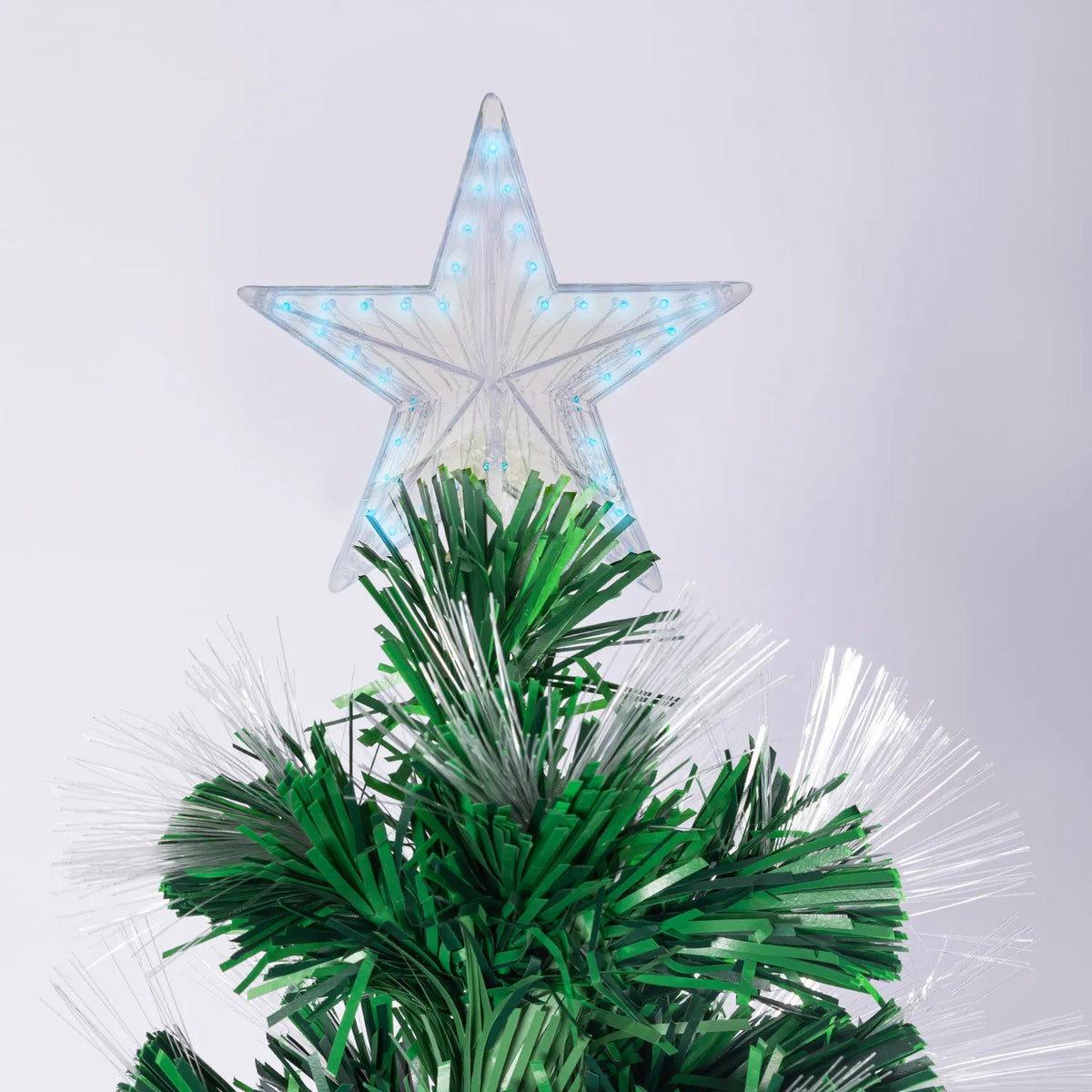 Christabelle 2.4m Enchanted Pre Lit Fibre Optic Christmas Tree Stars Xmas Decor - Image 5