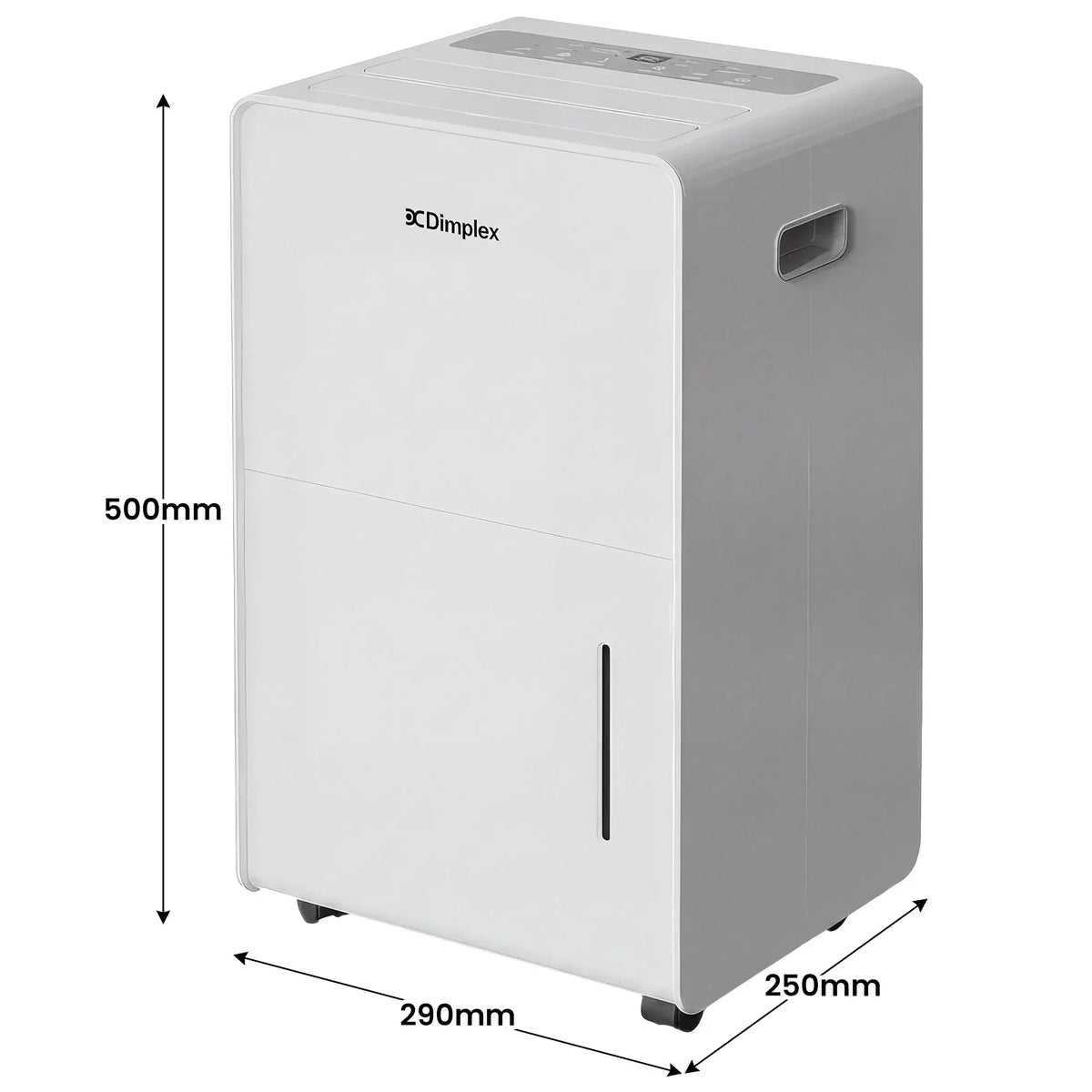 Dimplex 20L Portable Dehumidifier w/ Preset Modes Fan Speeds 4L Water Tank Timer - Image 3