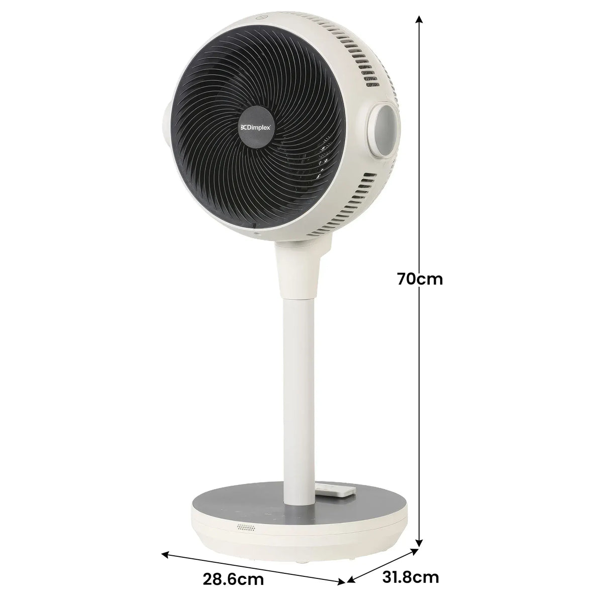 Dimplex Heat and Cool Air Circulator Pedestal Fan with LED Display and Timer - Image 3