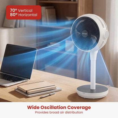 Dimplex Heat and Cool Air Circulator Pedestal Fan with LED Display and Timer - Image 7