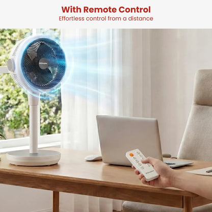 Dimplex Heat and Cool Air Circulator Pedestal Fan with LED Display and Timer - Image 9