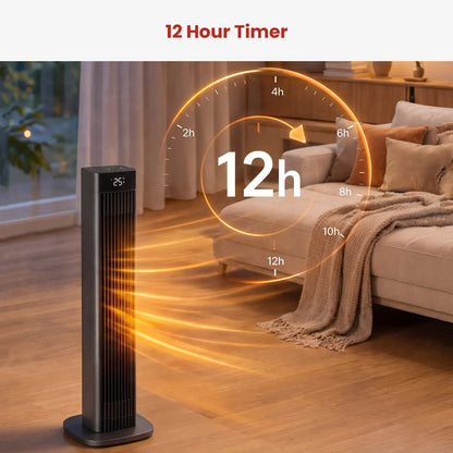 Dimplex 2.2kW DC Digital Ceramic Oscillating Electric Heater with Timer - Image 4