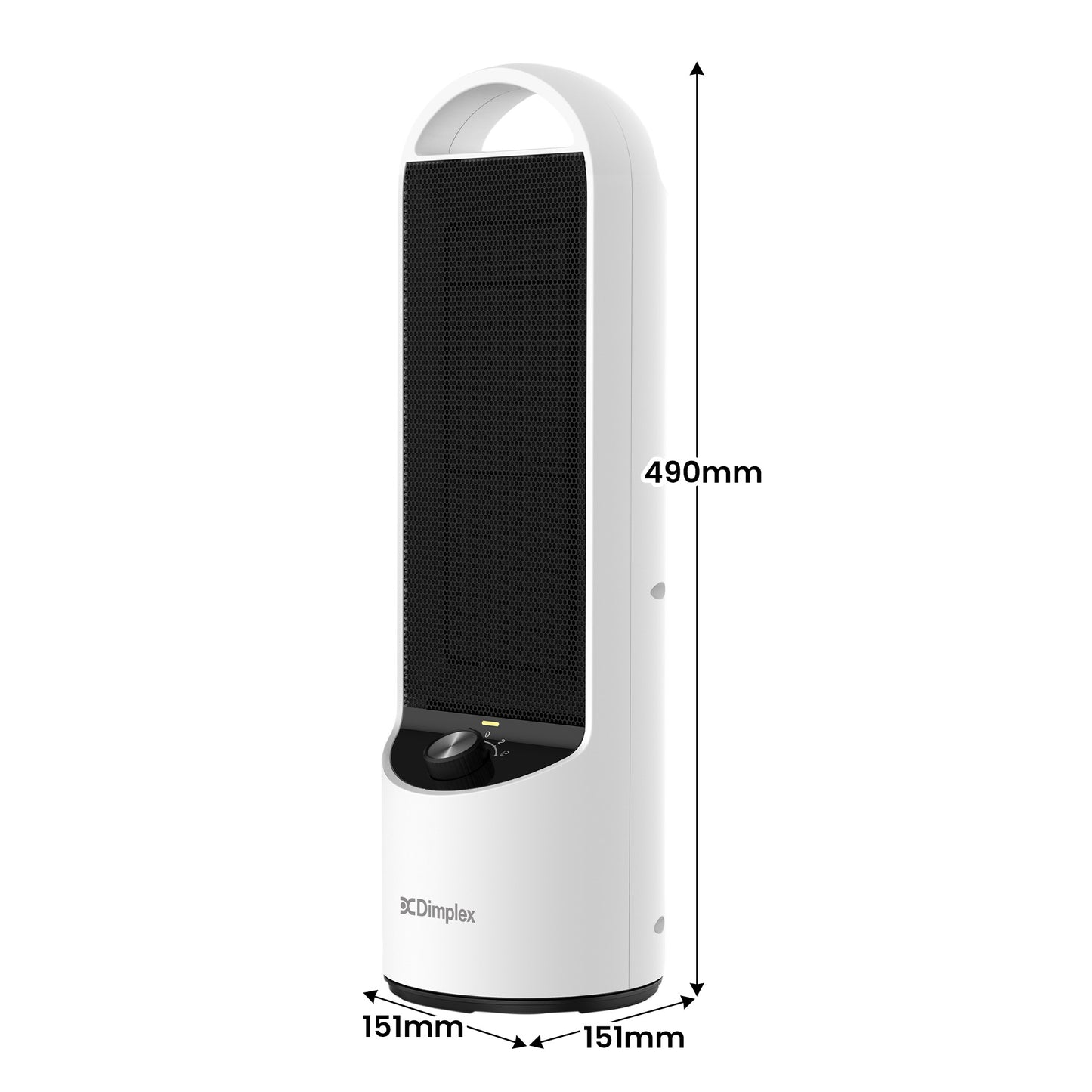 Dimplex 2kW Personal DC Ceramic Heater in Black and White - Image 4