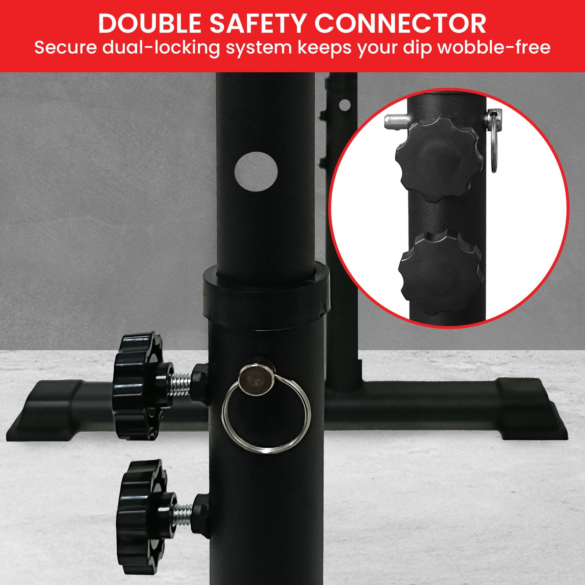 Powertrain Height-Adjustable Dip Bars Pair Load Capacity 200kg Separated Type - Image 5