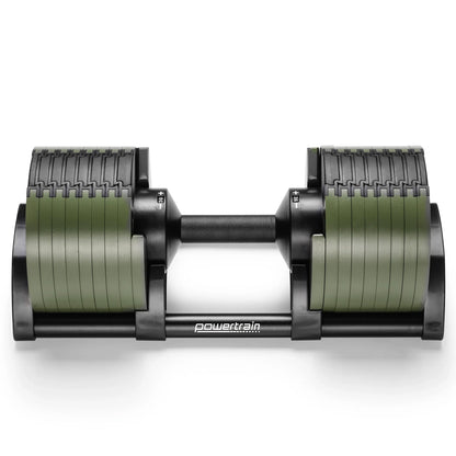 Powertrain Eon Dial-Up 36KG Adjustable Dumbbell - Green - Image 5