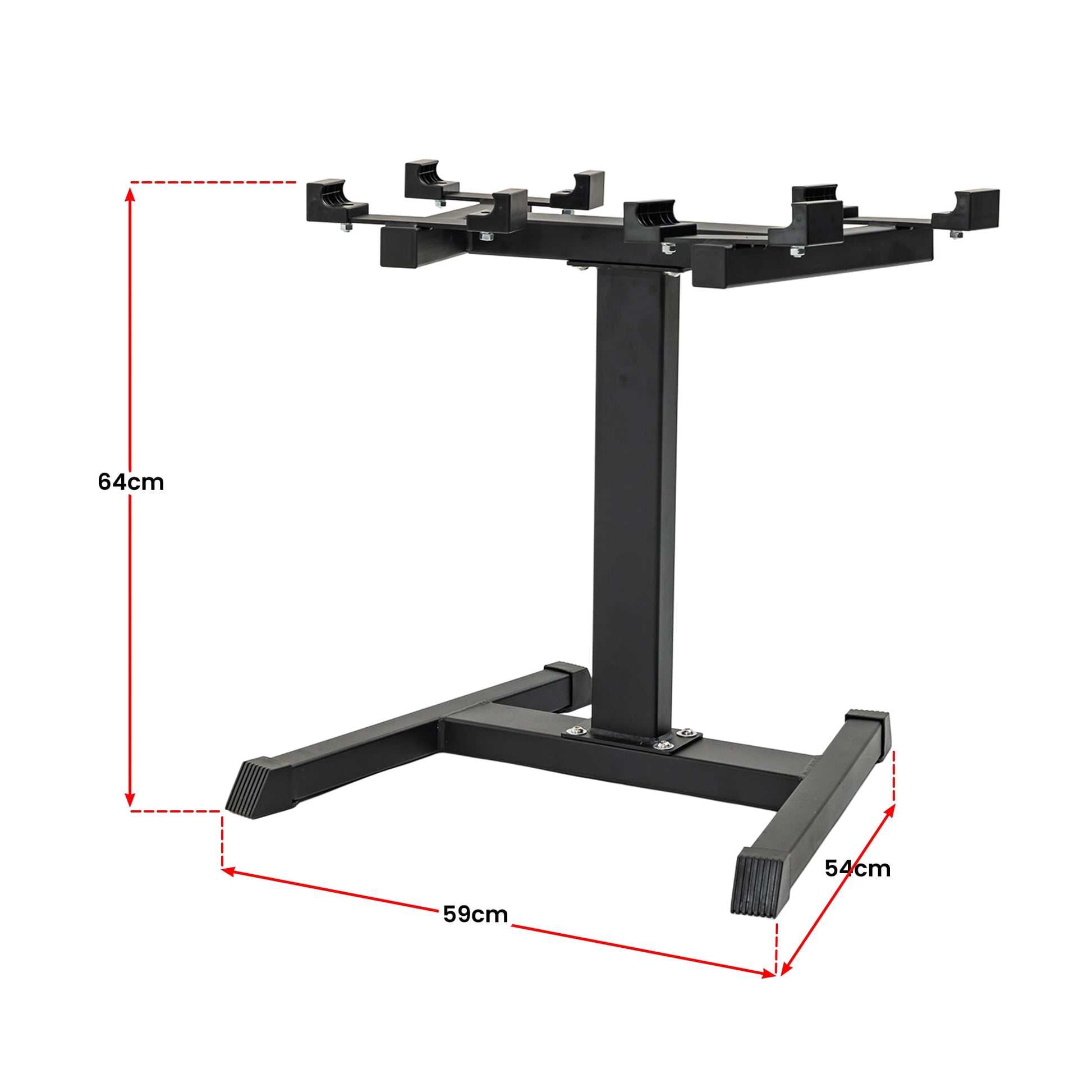 Powertrain Eon Dial-Up 72KG Adjustable Dumbbells Pair with Stand  - Green - Image 4