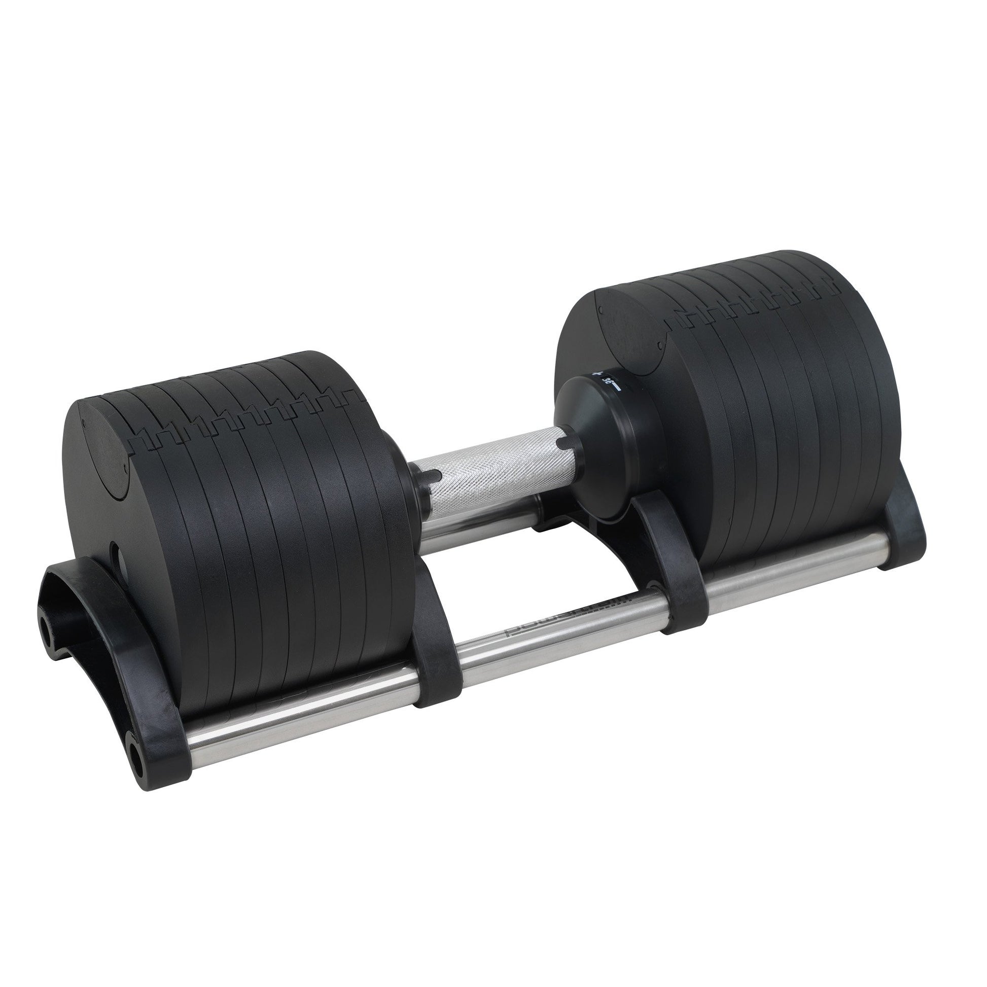 Powertrain Eon 45kg Adjustable Dumbbell Home Gym 9 Strength Training Safety Lock System For Building & Fitness Workouts - Image 2