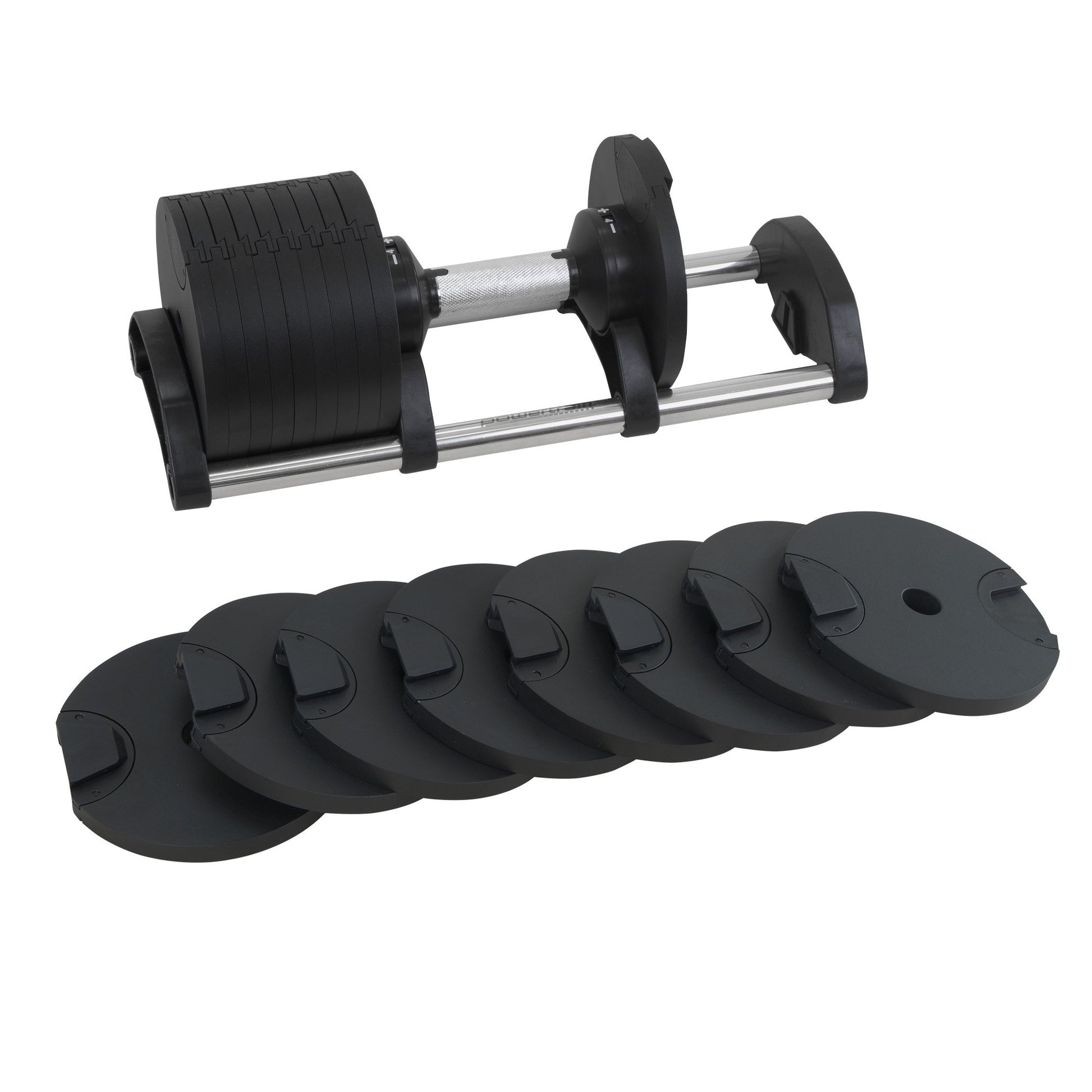 Powertrain Eon 45kg Adjustable Dumbbell Home Gym 9 Strength Training Safety Lock System For Building & Fitness Workouts - Image 7
