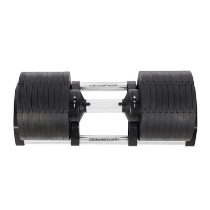 Powertrain Eon 90kg Adjustable Dumbbells Home Gym 9 Strength Training Safety Lock System Building & Fitness Workouts - Image 3