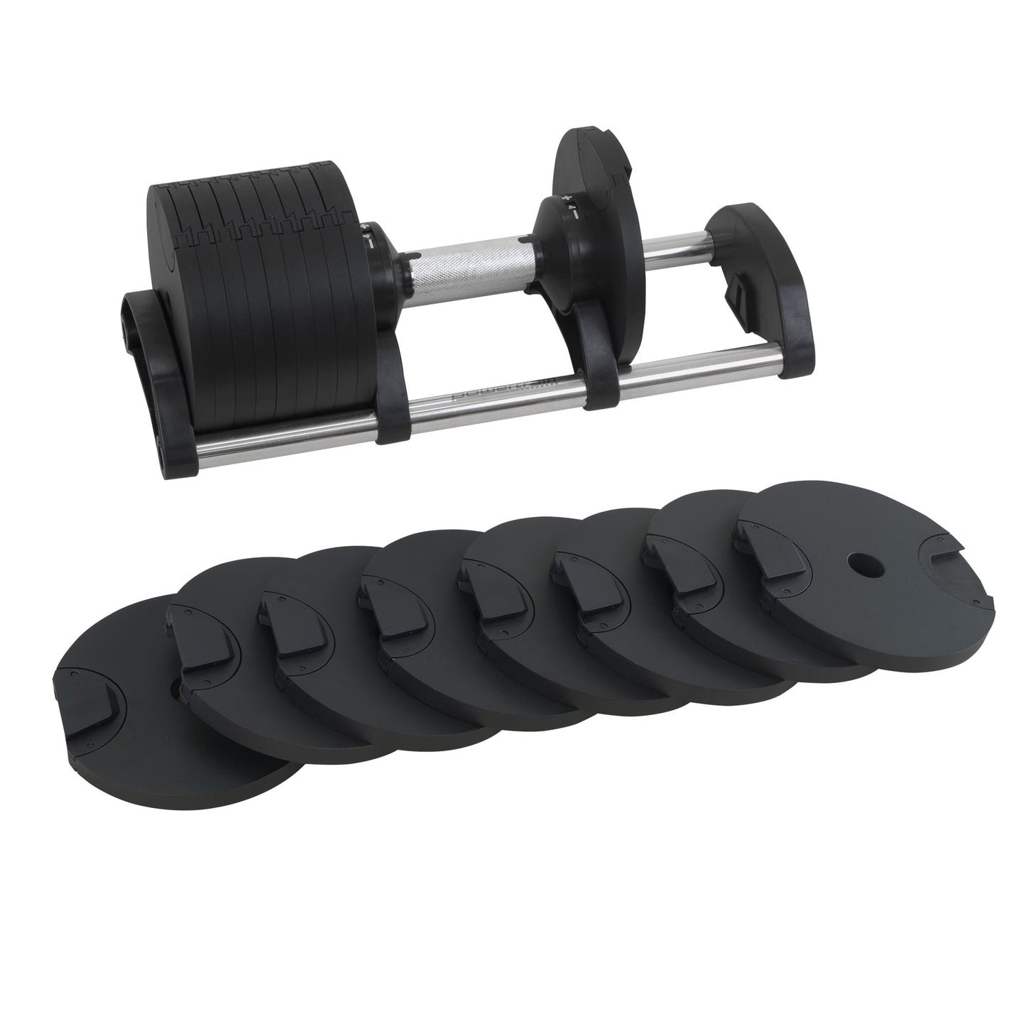 Powertrain Eon 90kg Adjustable Dumbbells Home Gym 9 Strength Training Safety Lock System Building & Fitness Workouts - Image 7