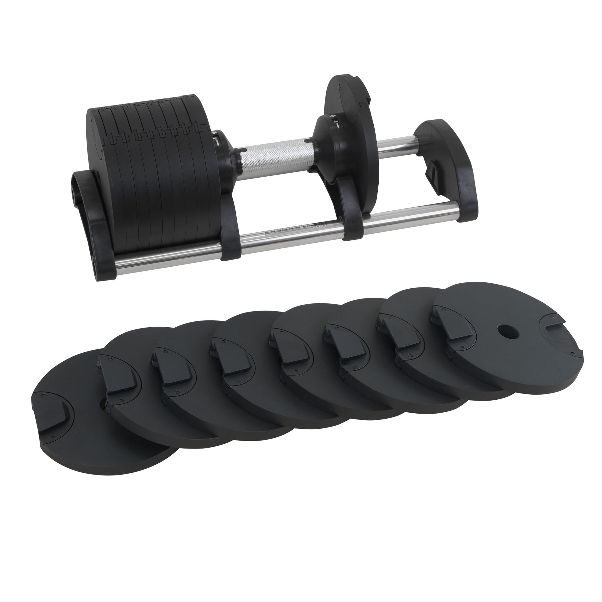 Powertrain Eon 90kg Adjustable Dumbbells Home Gym 9 Strength Training Safety Lock System Building & Fitness Workouts - Image 7