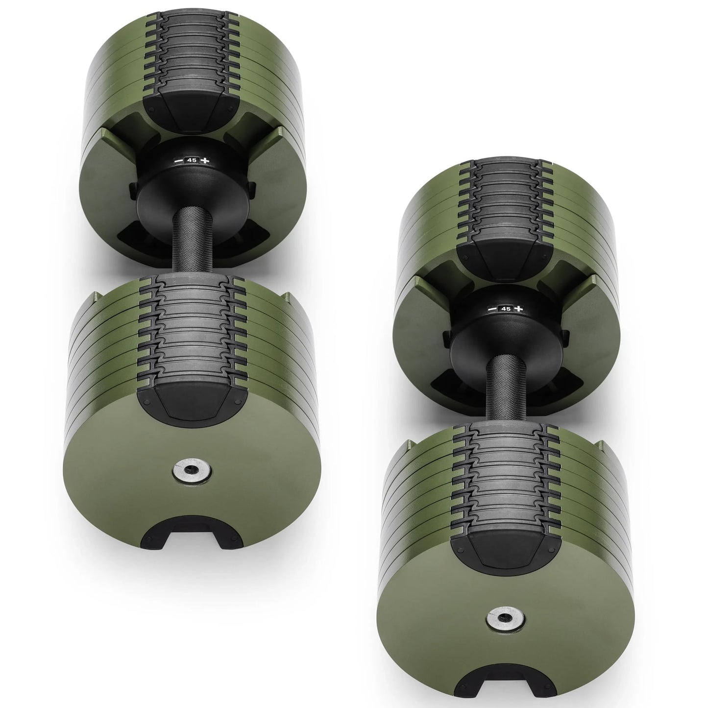 Powertrain Eon Dial-Up 90KG Adjustable Dumbbells Pair - Green - Image 6