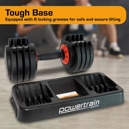 Powertrain GEN2 Pro Adjustable Dumbbell Set - 50kg - Image 5