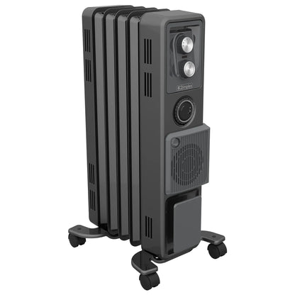 Dimplex Oil Free 1.5kW Column Heater w/ Turbo Fan and Timer in Black