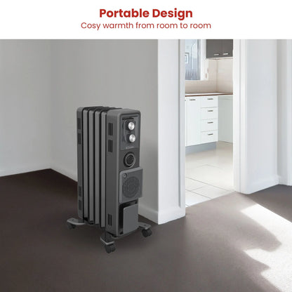 Dimplex Oil Free 1.5kW Column Heater w/ Turbo Fan and Timer in Black - Image 5