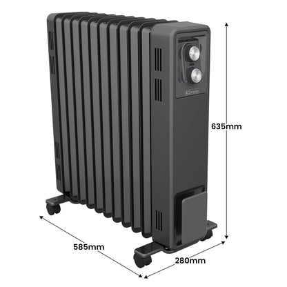Dimplex Oil Free 2.4kW Column Heater w/ Thermostat in Black - Image 4
