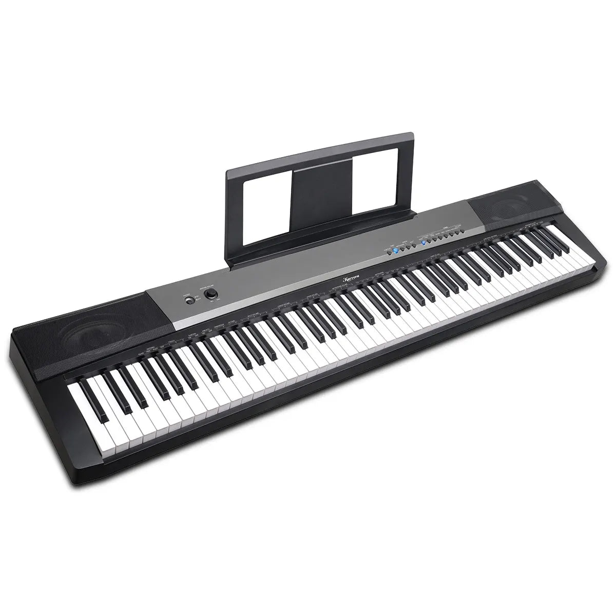 Karrera 88 Keys Electronic Keyboard Piano with Stand Black - Image 3