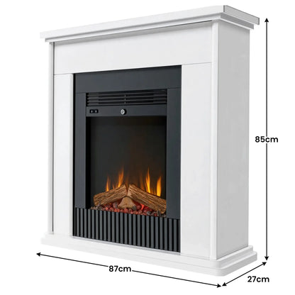Dimplex 2kW Mini Mantle Embassy Suite Electric Fireplace with Optiflame - Image 3