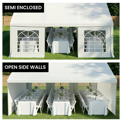 Wallaroo 6x6m Outdoor Event Marquee Gazebo Party Wedding Tent - White - Image 5