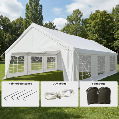 Wallaroo 6x6m Outdoor Event Marquee Gazebo Party Wedding Tent - White - Image 9