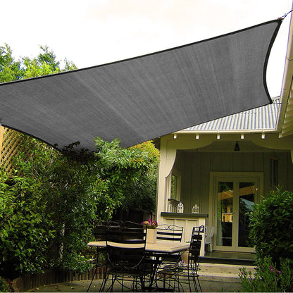 Wallaroo Rectangular Shade Sail 4m x 5m - Grey - Image 2