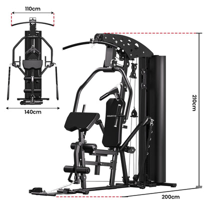 Powertrain Home Multi Gym 560 Full Body Training with 90kg Weight Stack Home Gym - Image 5