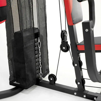 Powertrain Home Gym Multi Station with Boxing Punching Bag Speed Ball - Image 4