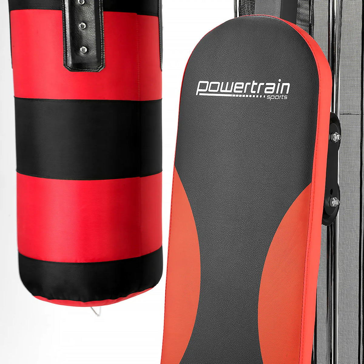Powertrain Home Gym Multi Station with Boxing Punching Bag Speed Ball - Image 9
