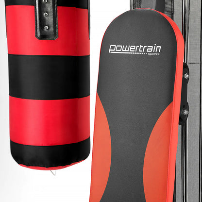 Powertrain Home Gym Multi Station with Boxing Punching Bag Speed Ball - Image 9