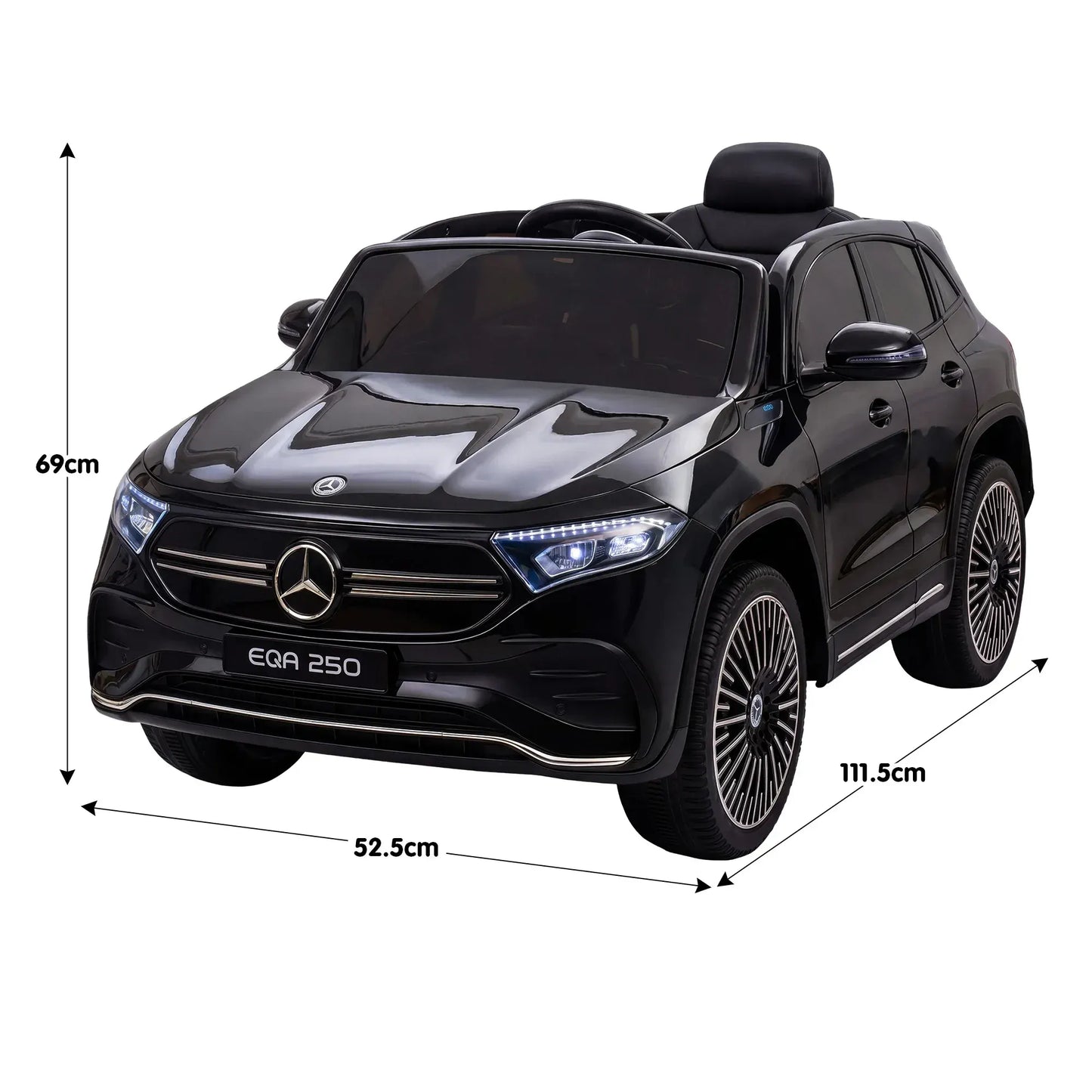 Kahuna Mercedes-Benz EQA 250 Kids 12V Electric Ride-On Car with Parental Remote Control - Image 4