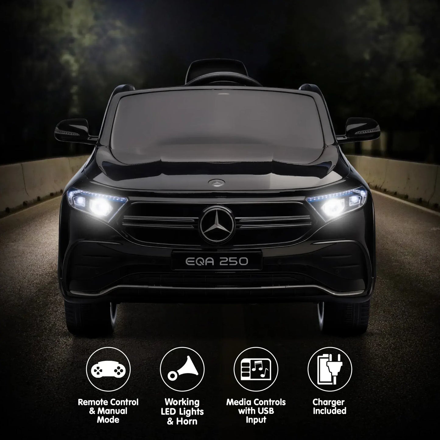 Kahuna Mercedes-Benz EQA 250 Kids 12V Electric Ride-On Car with Parental Remote Control - Image 8