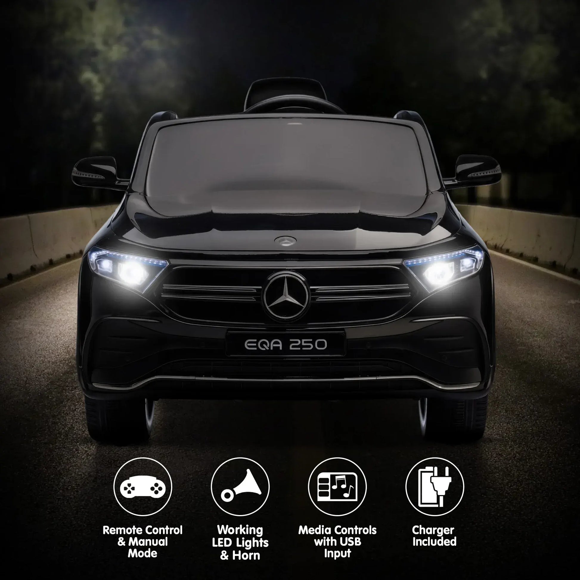 Kahuna Mercedes-Benz EQA 250 Kids 12V Electric Ride-On Car with Parental Remote Control - Image 8