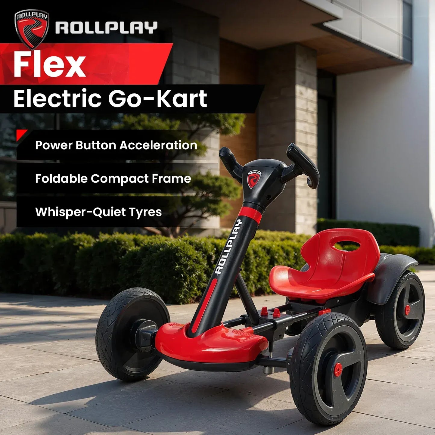 Kahuna Rollplay Flex Kart 6V Electric Ride-On Foldable Kids Racing Go Kart - Image 2