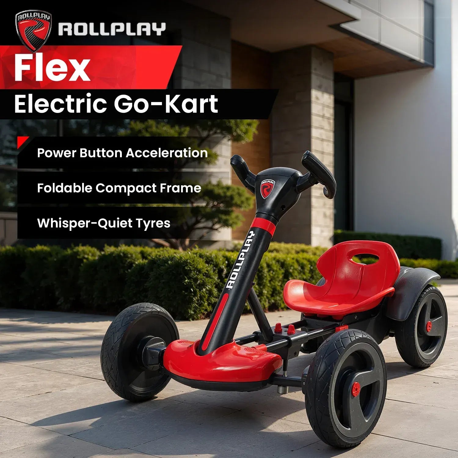 Kahuna Rollplay Flex Kart 6V Electric Ride-On Foldable Kids Racing Go Kart - Image 2