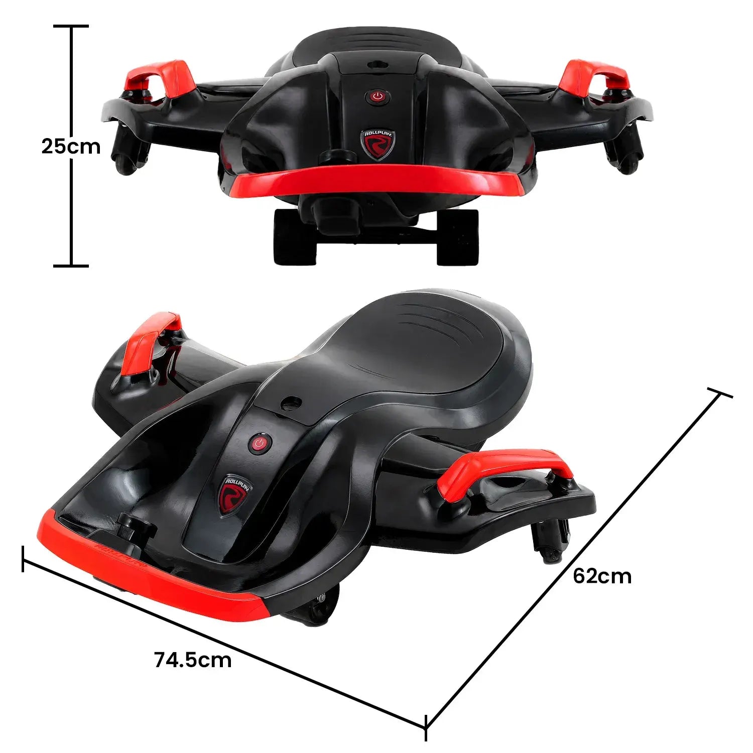 Kahuna Rollplay Nighthawk Bolt 12V Electric Ride-On Go Kart for Kids - Image 3
