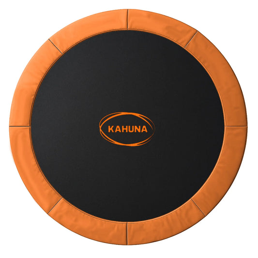 Kahuna 10ft Replacement Trampoline Safety Pad Cover and Jumping Spring Mat - Orange