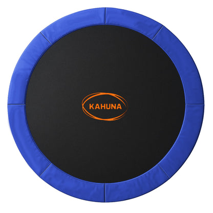 Kahuna 12ft Replacement Trampoline Safety Pad Cover and Jumping Spring Mat - Blue