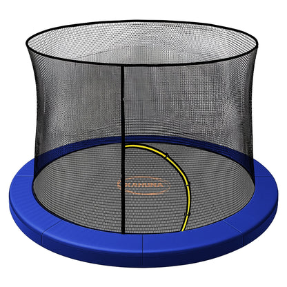 Kahuna 16ft Trampoline Pad and Net - Blue