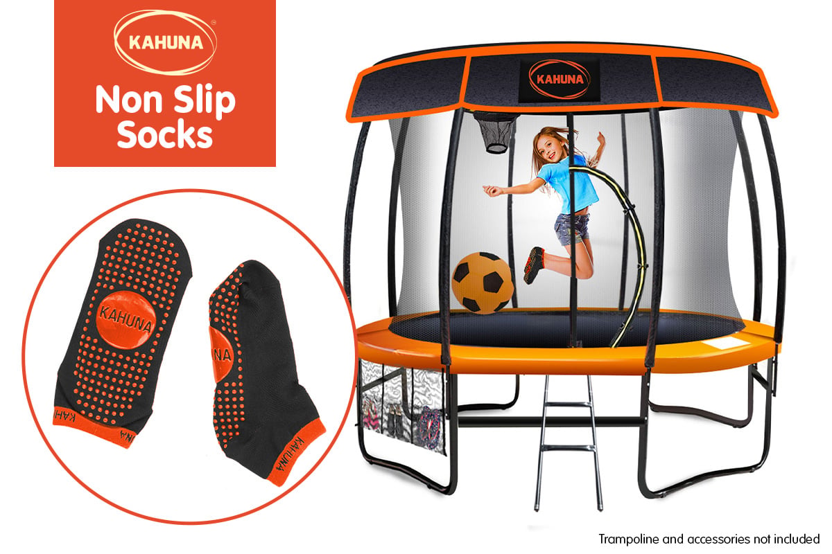 Kahuna Kids Safety Anti-Slip Trampoline Socks - Medium - Image 4
